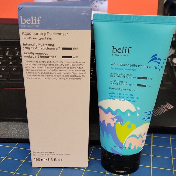Belif Aqua Bomb Jelly Cleanser - 160ml New Sealed Tube - Picture 1 of 3